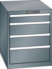 Schubladenschrank 4 Schubladen 564x725x700 NCS S 6502-B Lista 27x36E 78.116.050