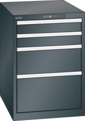 Schubladenschrank 4 Schubladen 564x725x800 NCS S 9000-N Lista 27x36E 14.371.060