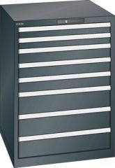 Schubladenschrank 8 Schubladen 717x725x1000 NCS S 9000-N Lista 36x36E 14.412.060
