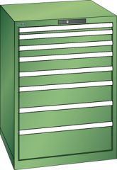 Schubladenschrank 8 Schubladen 717x725x1000 RAL 6011 Lista 36x36E 78.177.030