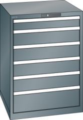 Schubladenschrank 6 Schubladen 717x725x1000 NCS S 6502-B Lista 36x36E 14.415.050