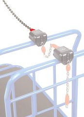 Wandanschlusskette für Pfandschloss 1,20 m lang