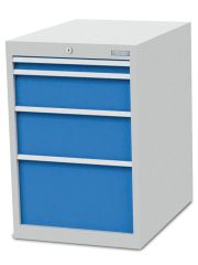 Schubladenschrank Tiefe 736, R 18-24, 4 x Schublade