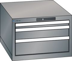 Schubladenschrank 3 Schubladen 564x725x383 NCS S 4502-B Lista 27x36E 14.437.080