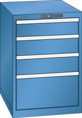 Schubladenschrank 4 Schubladen 564x725x850 RAL 5019 Lista 27x36E 78.526.040