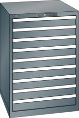Schubladenschrank 9 Schubladen 717x725x1000 NCS S 6502-B Lista 36x36E 78.650.050