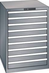 Schubladenschrank 9 Schubladen 717x725x1000 NCS S 4502-B Lista 36x36E 78.650.080