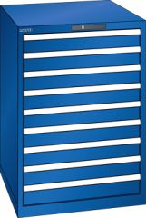 Schubladenschrank 9 Schubladen 717x725x1000 RAL 5005 Lista 36x36E 78.650.100