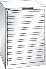 Schubladenschrank 9 Schubladen 717x725x1000 RAL 9010 Lista 36x36E 78.650.110