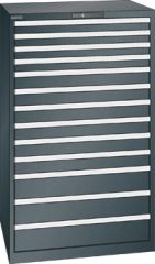 Schubladenschrank 13 Schubladen 870x725x1450 NCS S 9000-N Lista 45x36E 78.714.060