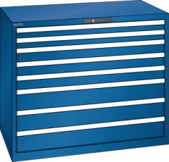 Schubladenschrank 8 Schubladen 1193x725x1000 RAL 5010 Lista 64x36E 78.834.090