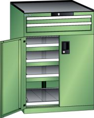 Schubladenschrank Flgeltren 717x753x1020 RAL 6011 Lista 36x36E 79.467.030