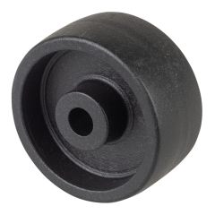 Kunststoffrad A90.038, Produkttyp: Räder, Material/Art des Radkörpers: Kunststoff schwarz,  Material der Lauffläche: Kunststoff schwarz,  Lager: Gleitlager, Ø Rad:  38 mm, Tragkraft: 20 kg