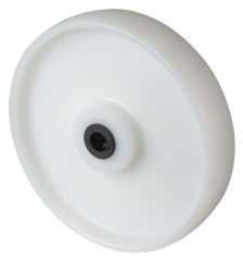 Kunststoffrad B10.251, Produkttyp: Rder, Material/Art des Radkrpers: Kunststoff wei,  Material der Laufflche: Kunststoff wei,  Lager: Rollenlager,  Rad:  250 mm, Tragkraft: 700 kg
