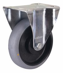 Bockrolle elektrisch leitfähig, 160 x 40 mm, grau