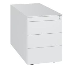 C+P Stahl-Rollcontainer, 563x430x781mm, 9010/9010