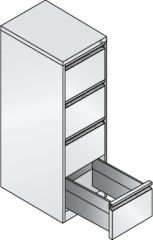 C+P Hngeregistraturschrank Acurado, H1357xB433xT590mm