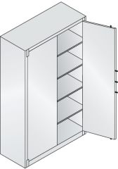C+P Feuerschutzschrank Certos, H1950xB1200xT500mm