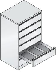 C+P Karteischrank Acurado, H1357xB787xT590mm