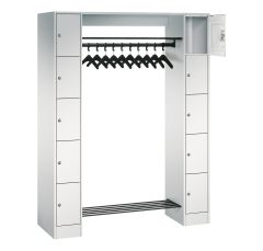 C+P Offene Garderobe Serie 8070, H1950xB1430xT480mm