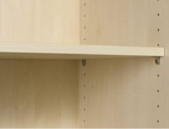 Querrollladenschrank abgerundet mit Standfen, nicht abschliebar, ohne Sichtrckwand, mehrere Stellmglichkeiten, 1000x400x830, Silber/Wei