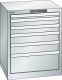 Schubladenschrank 6 Schubladen 564x572x700 RAL 7035 Lista 27x27E 78.486.020