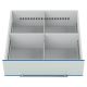 Schubladeneinteilung R 24-24 mit Metalleinteilung, Front 200 mm fr TSM-Schrank