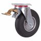 Bremsrolle mit Luftreifen, 230 x 65 mm, schwarz